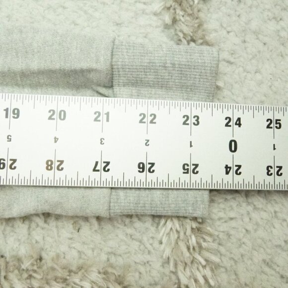 Rebecca Minkoff Cropped Sweatshirt Womens Small Gray Open Back Tie - Picture 8 of 11